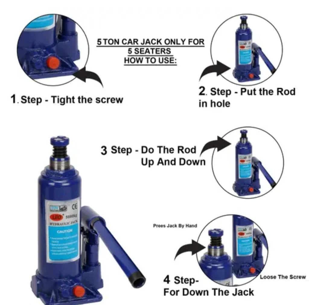 HYDRAULIC BOTTEL JACK FOR CAR 5TON